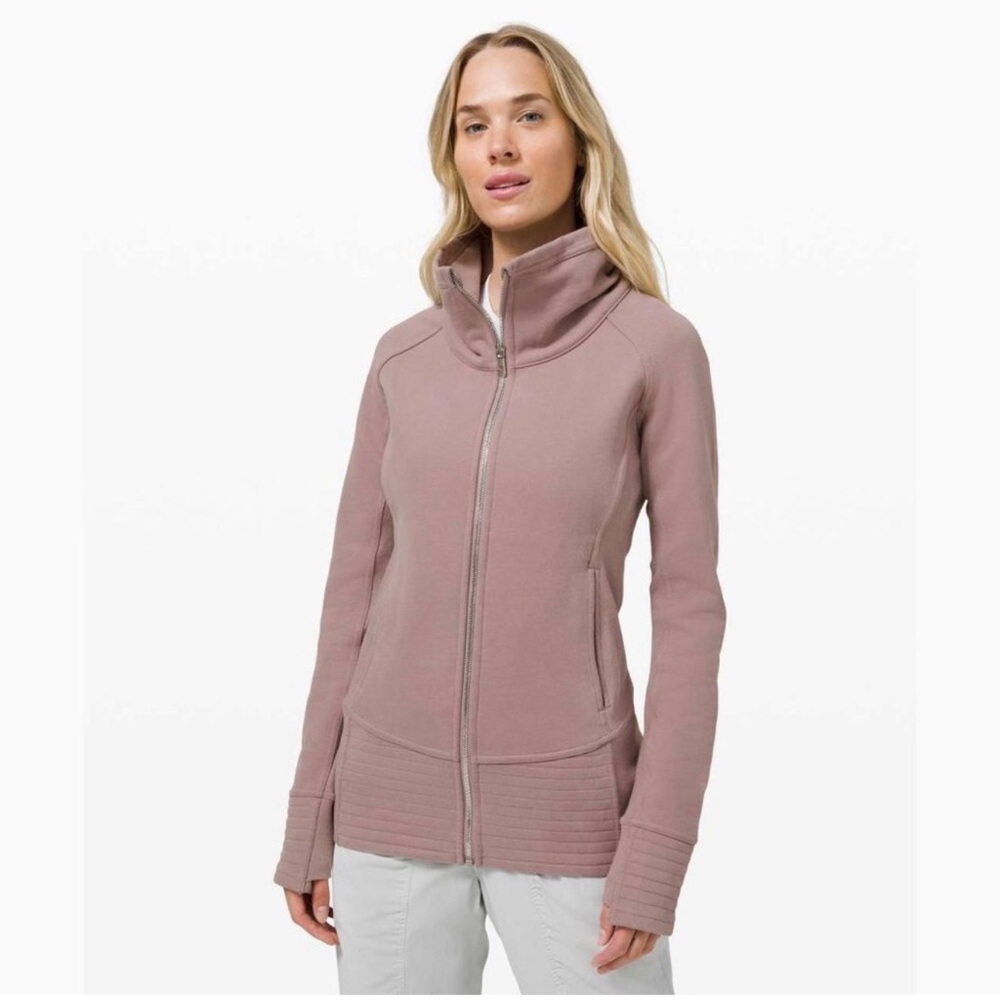 Lululemon radiant jacket II violet verbena full zip size‎ 6